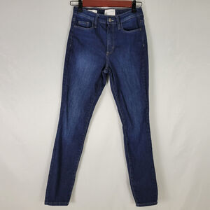 Universal Thread Jeans Womens 2 Blue Denim‎ High Rise Skinny Leg Dark Wash
